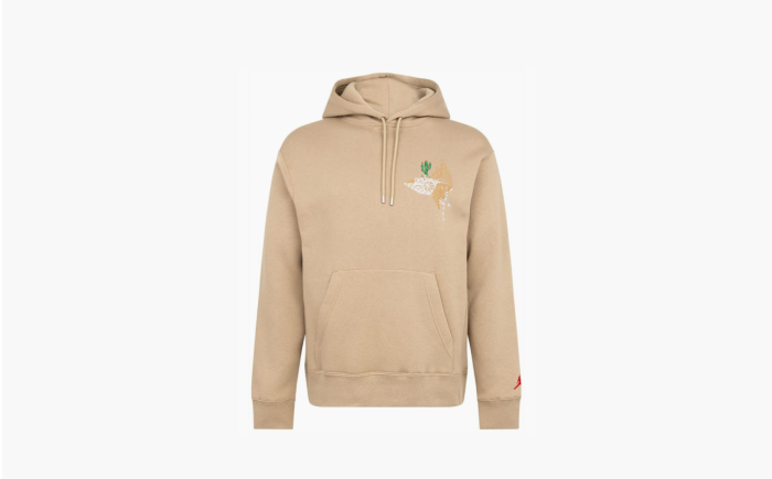 Travis Scott Cactus Jack x Jordan Pullover Hoodie Khaki / University Red 
