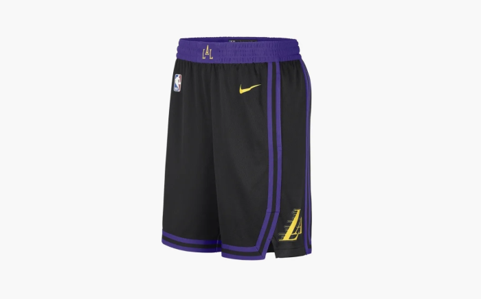 Nike x Los Angeles Lakers City Edition Shorts Black Purple  Nike x Los Angeles Lakers City Edition Shorts Black Purple