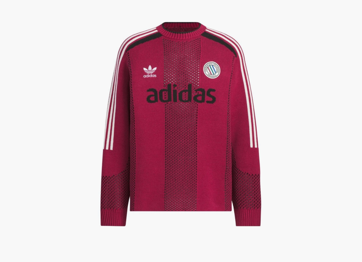 Adidas Originals ADC BC LS PO U Pullover Burgundy  Adidas Originals ADC BC LS PO U Pullover Burgundy