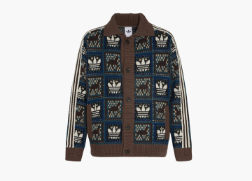 Adidas Originals Crafted Sweater Jacket Cream White 