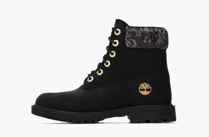 Timberland 6 Inch Heritage Lace Up Cupsole Boots WMNS Black Nubuck 
