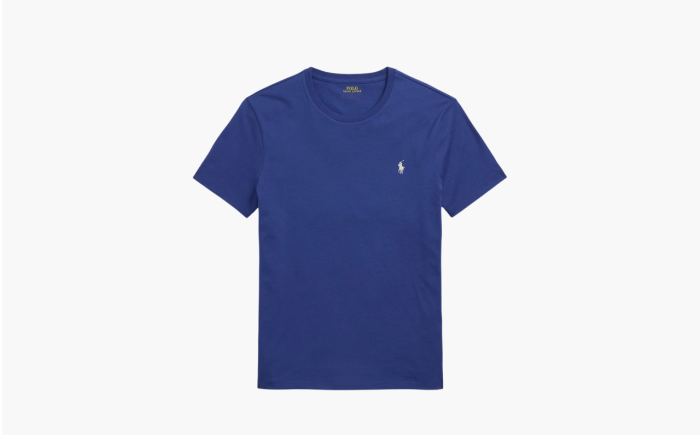 Polo Ralph Lauren Custom Slim Fit Jersey Crewneck T-Shirt "Sapphire" 