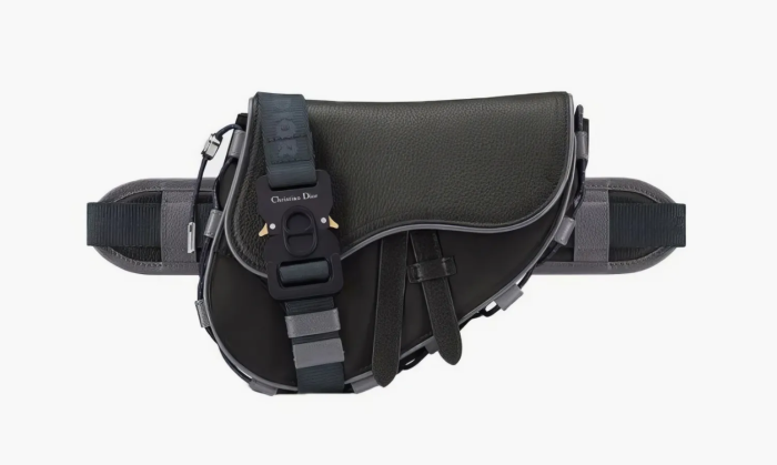 Dior X Sacai Saddle Soft Black Grey 