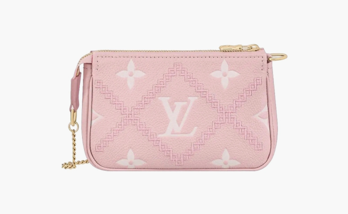 Louis Vuitton Monogram Empreinte Broderies Mini Bag Pink  