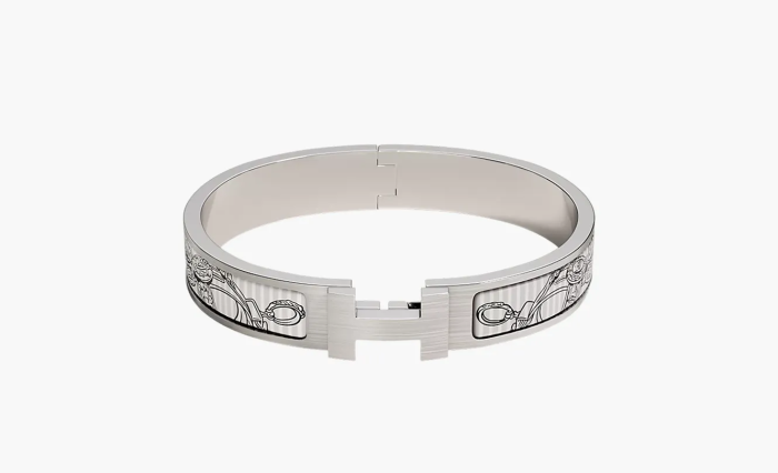 Hermès Clic HH Brides de Gala Eye Liner bracelet Silver  Hermès Clic HH Brides de Gala Eye Liner bracelet Silver