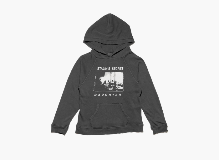 Enfants Riches Déprimés Stalin's Secret Daughter Shrunken Hoodie Faded Black  Enfants Riches Déprimés Stalin's Secret Daughter Shrunken Hoodie Faded Black