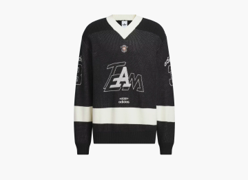 Adidas Team Sweater Black / Cream White 