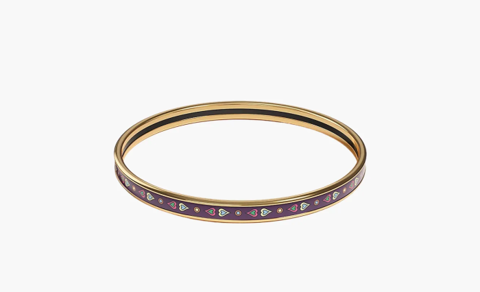 Hermes Bracelet Harnais de Cœur Purple  Hermes Bracelet Harnais de Cœur Purple