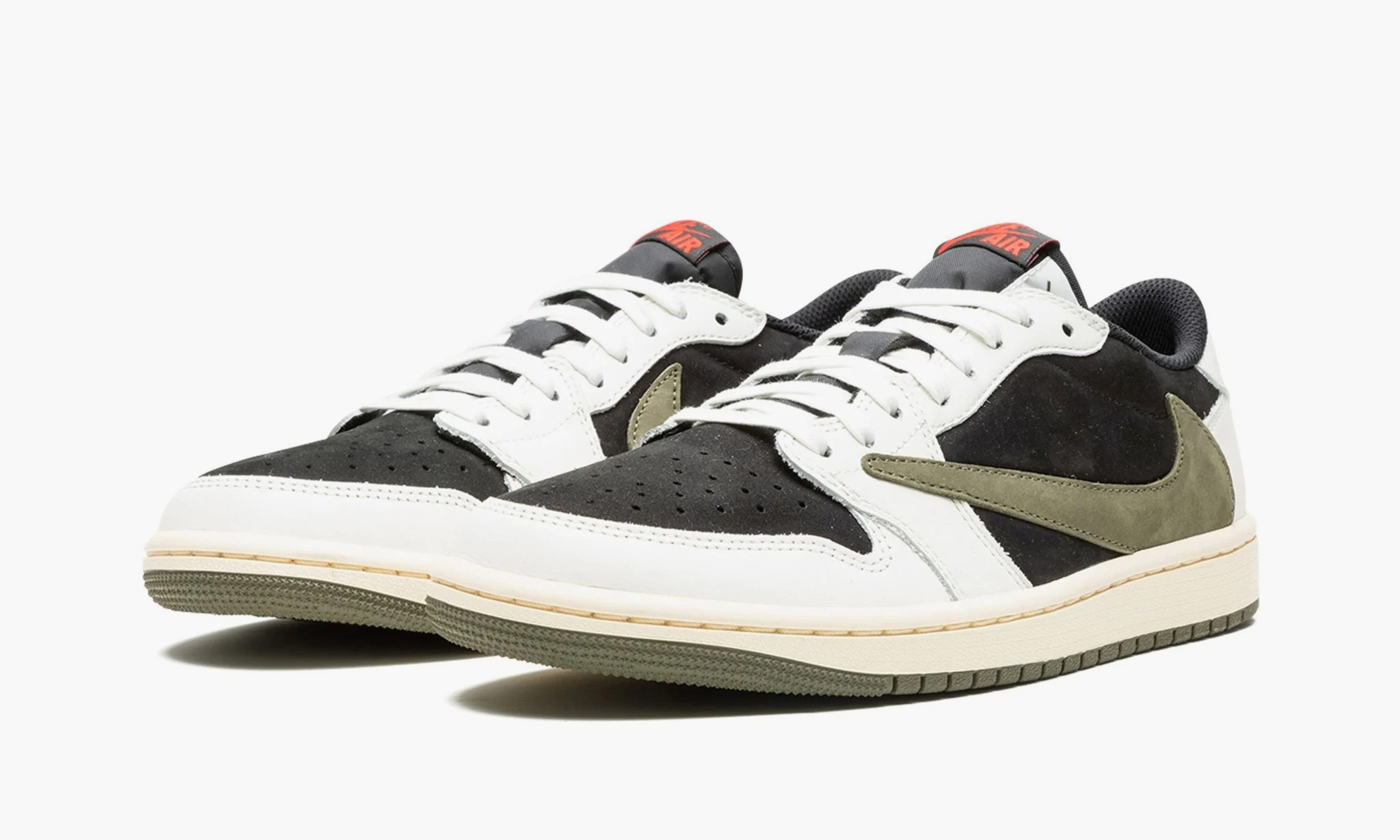 Travis scott x air jordan 1 low og ps 'olive'