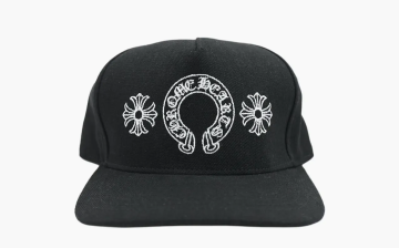 Chrome Hearts Horseshoe Cross Baseball Hat Black 