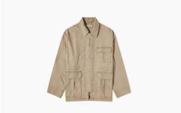Acne Studios Ostera Cotton Ripstop Jacket Cold Beige 