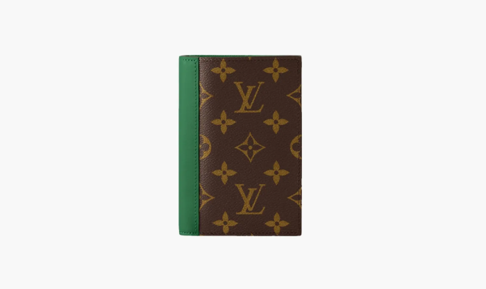 Louis Vuitton Passport Cover Monogram Macassar Canvas Vert  Louis Vuitton Passport Cover Monogram Macassar Canvas Vert
