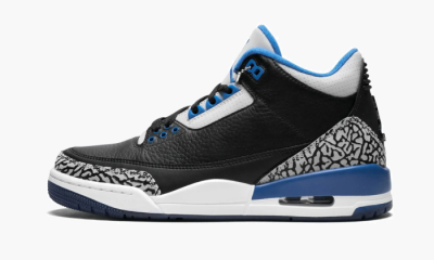 Air Jordan 3 Retro "Sport Blue" - 8 US