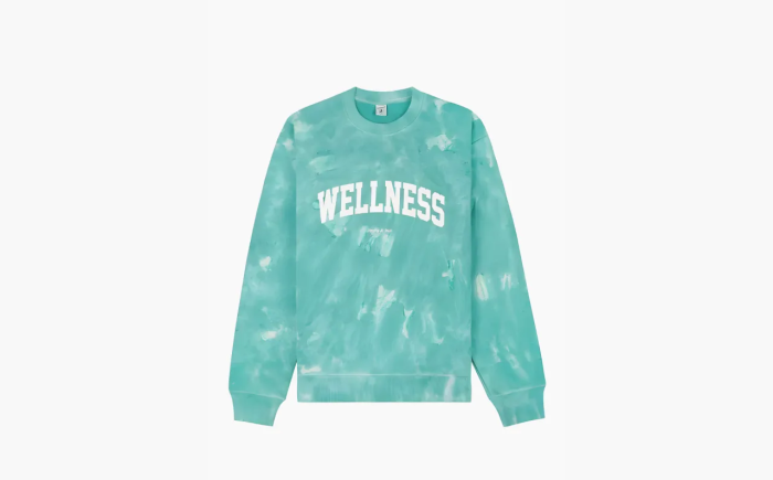 Sporty & Rich Wellness tie-dye sweatshirt Green 