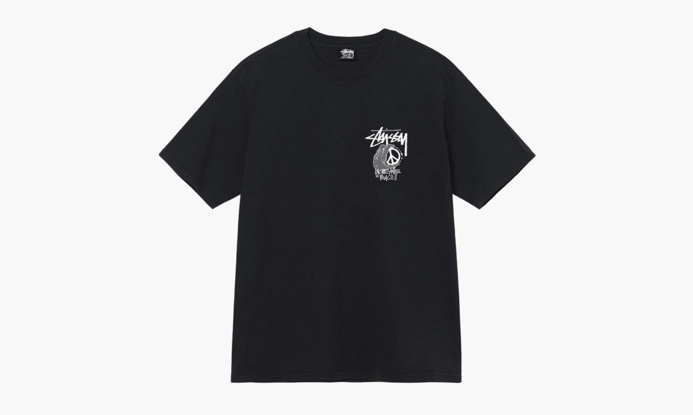 Stussy Peace Hand Pigment Dyed T-Shirt 