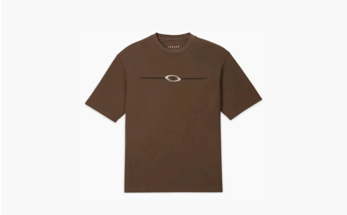 Jordan x Travis Scott T-shirt Men's Horsehair Brown Horsehair 