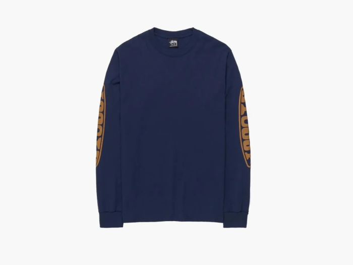 Stussy Pill L/S Tee  Navy  Stussy Pill L/S Tee  Navy