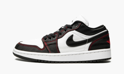 Jordan 1 Low SE Utility WMNS "White Black Gym Red" - 5W