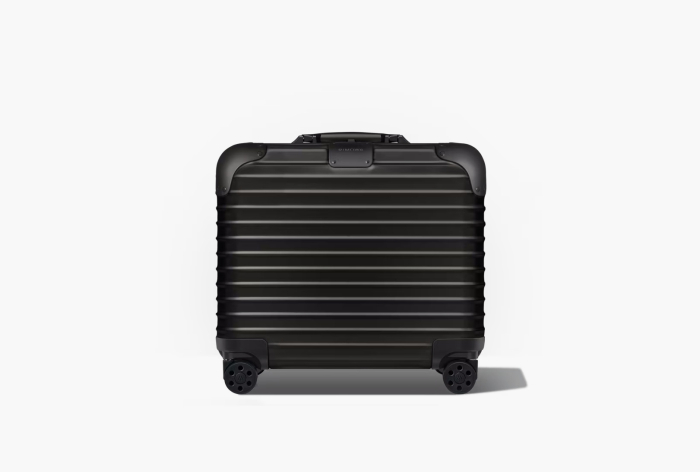 Rimowa Original Compact Wheeled Briefcase in Aluminum Black (29 L)  Rimowa Original Compact Wheeled Briefcase in Aluminum Black (29 L)