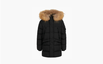 C.P. Company Coat With Lens Decor Black 