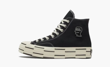 Brain Dead x Converse Chuck 70 High Black 