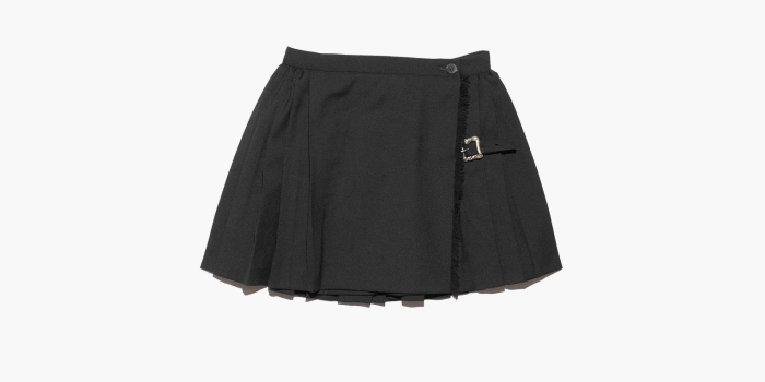 Enfants Riches Déprimés Pleated Mini Skirt Black  Enfants Riches Déprimés Pleated Mini Skirt Black