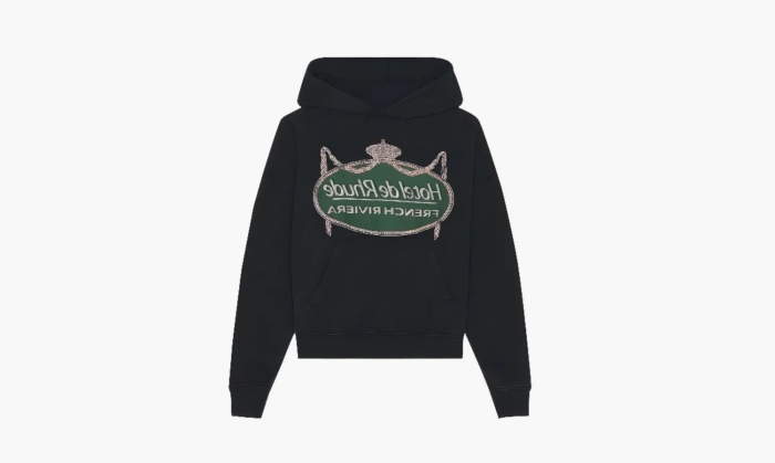RHUDE Riviera Hoodie Black  RHUDE Riviera Hoodie Black