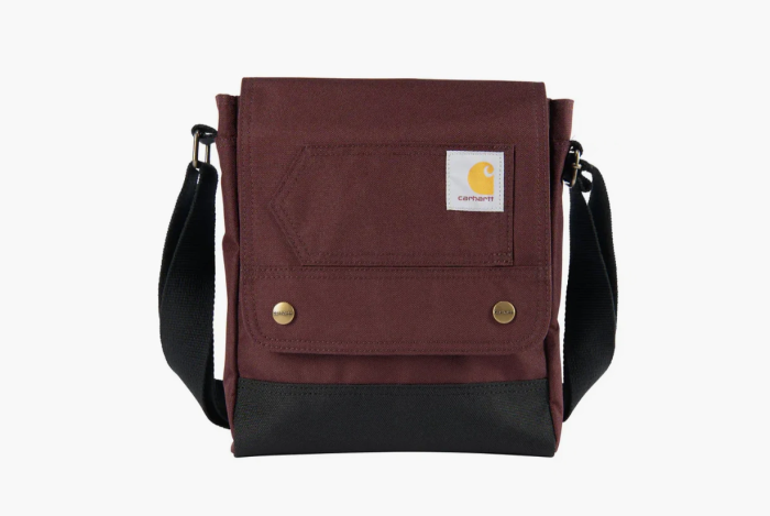 Carhartt Crossbody Snap Bag Burgundy 