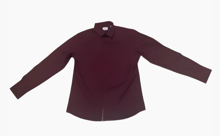 Burberry Shirt Mens "Dark Red" 