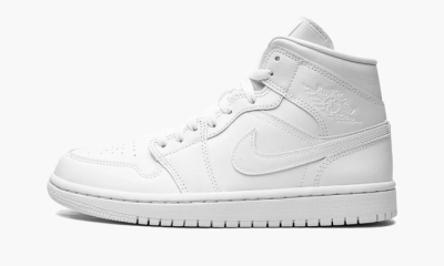 AIR JORDAN 1 MID WMNS "Triple White 2022" - 5.5W