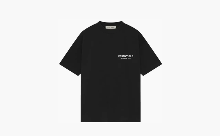 Fear of God Essentials Classic Fit T-Shirt Jet Black  Fear of God Essentials Classic Fit T-Shirt Jet Black