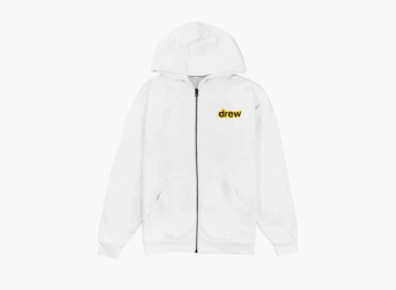 Drew House Sherman Zip-Up Hoodie Off White 