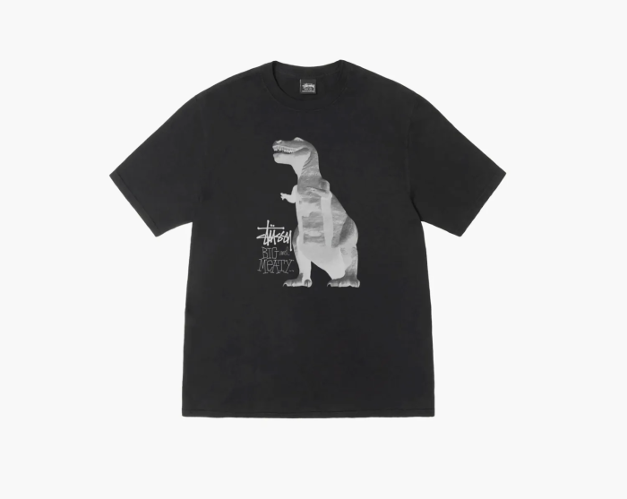 Stussy Big & Meaty Tee Pigment Dyed Black  Stussy Big & Meaty Tee Pigment Dyed Black