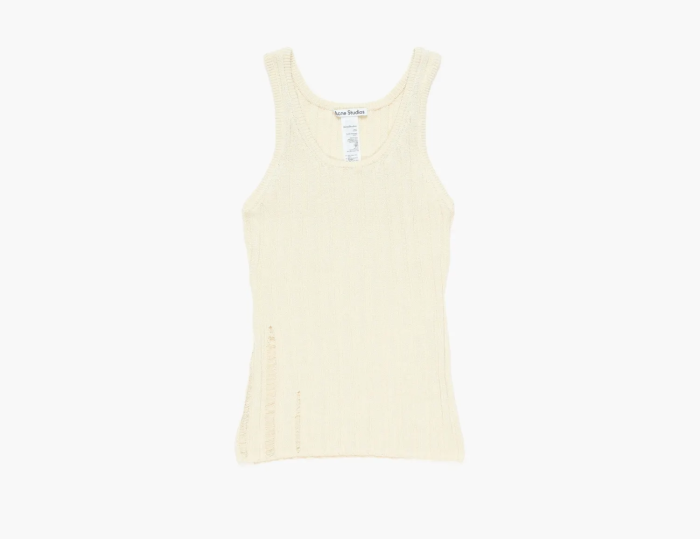 Acne Studios Tank Top Cream White 