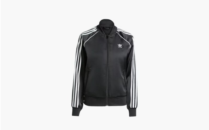Adidas SST Adicolor Satin Track Top Black  Adidas SST Adicolor Satin Track Top Black