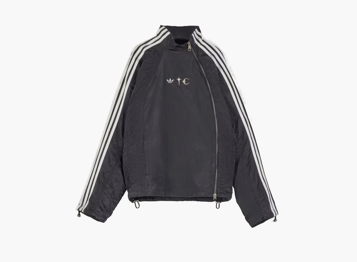 Adidas Originals x Thug Club Woven Tracktop Black / Silver Metallic  Adidas Originals x Thug Club Woven Tracktop Black / Silver Metallic