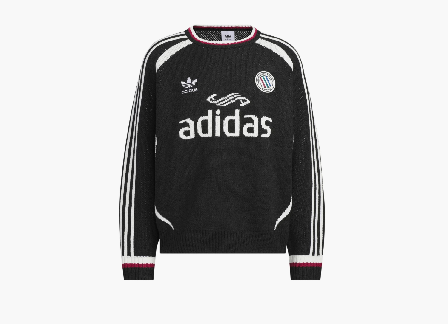 Adidas Originals Adicolor ADC Crew Neck Sweater Black  Adidas Originals Adicolor ADC Crew Neck Sweater Black
