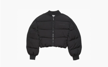 Acne Studios Cropped Down Jacket Black 