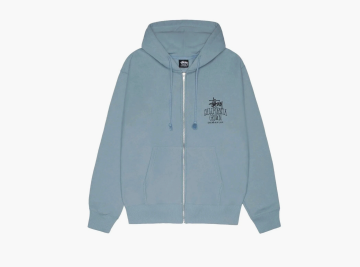 Stussy Cali Grown Zip Hoodie Slate 