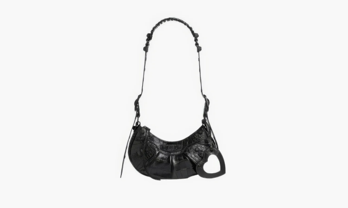 Balenciaga Le Cagole Shoulder Bag Black 