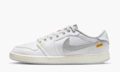 Air Jordan 1 Retro AJKO Low SP "Union - White Canvas" - 4 US