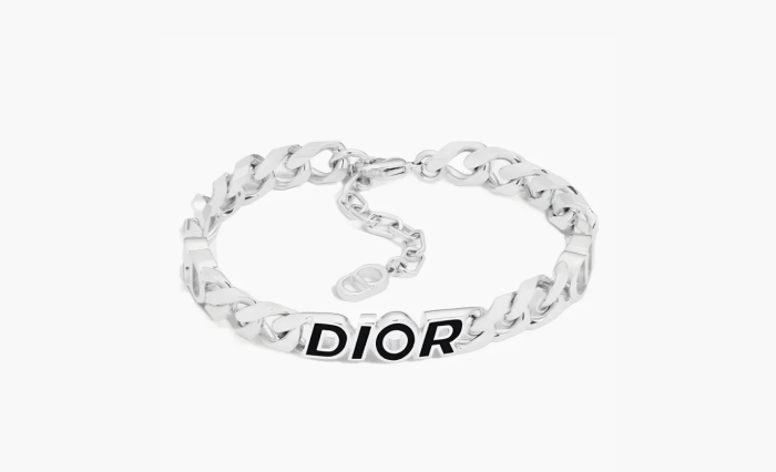 Dior Brass Resin Bracelets Silver  Dior Brass Resin Bracelets Silver