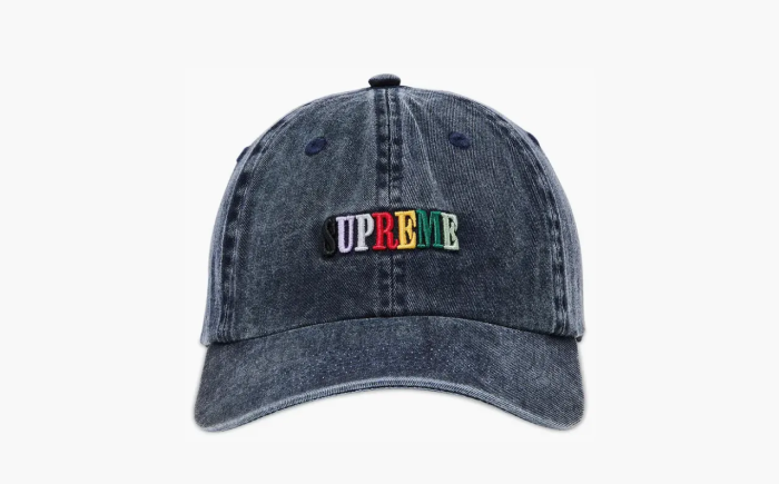 Supreme Pigment Dye 6-Panel Navy  Supreme Pigment Dye 6-Panel Navy