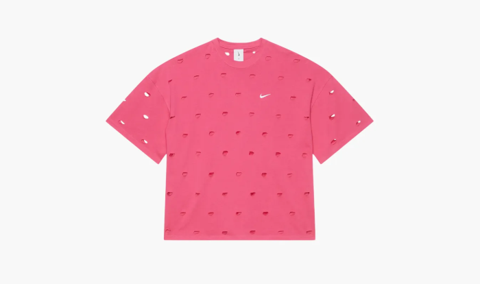 Nike x Jacquemus Le Swoosh T-shirt Dark Pink  Nike x Jacquemus Le Swoosh T-shirt Dark Pink