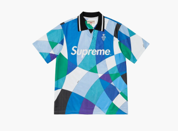 Supreme x Emilio Pucci Soccer Jersey Blue 