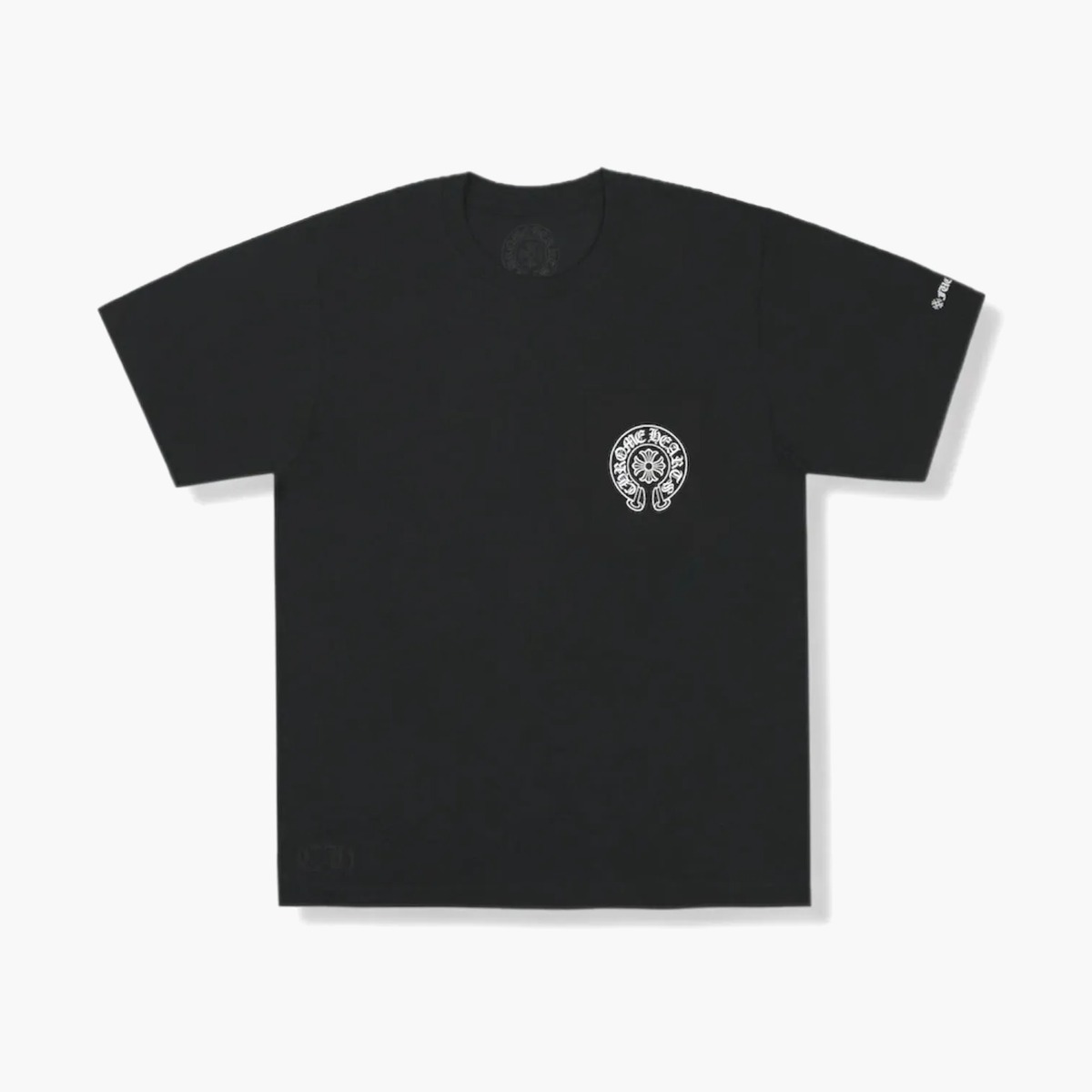 Chrome hearts Tシャツ Футболка Chrome Hearts Horse Shoe Logo Pocket T-Shirt Black