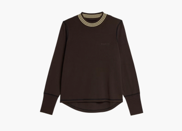 Adidas x Wales Bonner Long-Sleeve Knit Sweater Dark Brown 