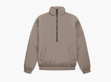 Fear of God Essentials Quilted Pullover Desert Taupe  