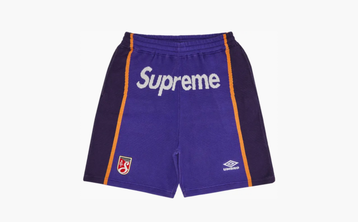 Supreme x Umbro Knit Soccer Short "Purple" 