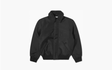  Acne Studios Omagi Heavy Bomber Jacket Black 